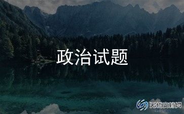 政治思想的个人总结8篇